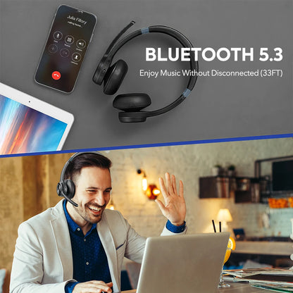 Mpow HC9 Bluetooth 5.3 Headset