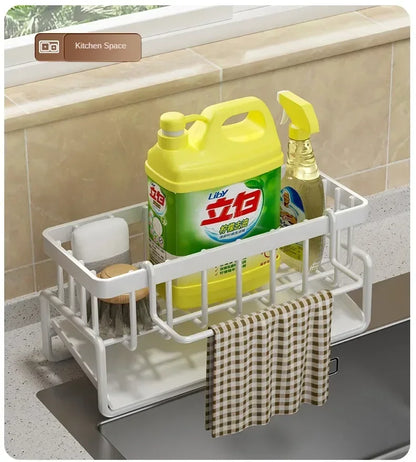 Multifunctional Sponge Rack Drainer Kitchen Shelf