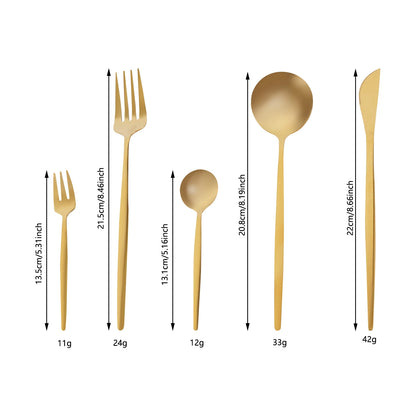 Flatware Set Stainless Steel Silverware Cutlery