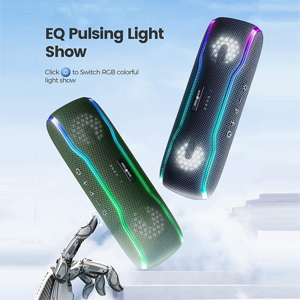 WISETIGER Bluetooth Speaker Outdoor IPX7 Waterproof Stereo - BestShop