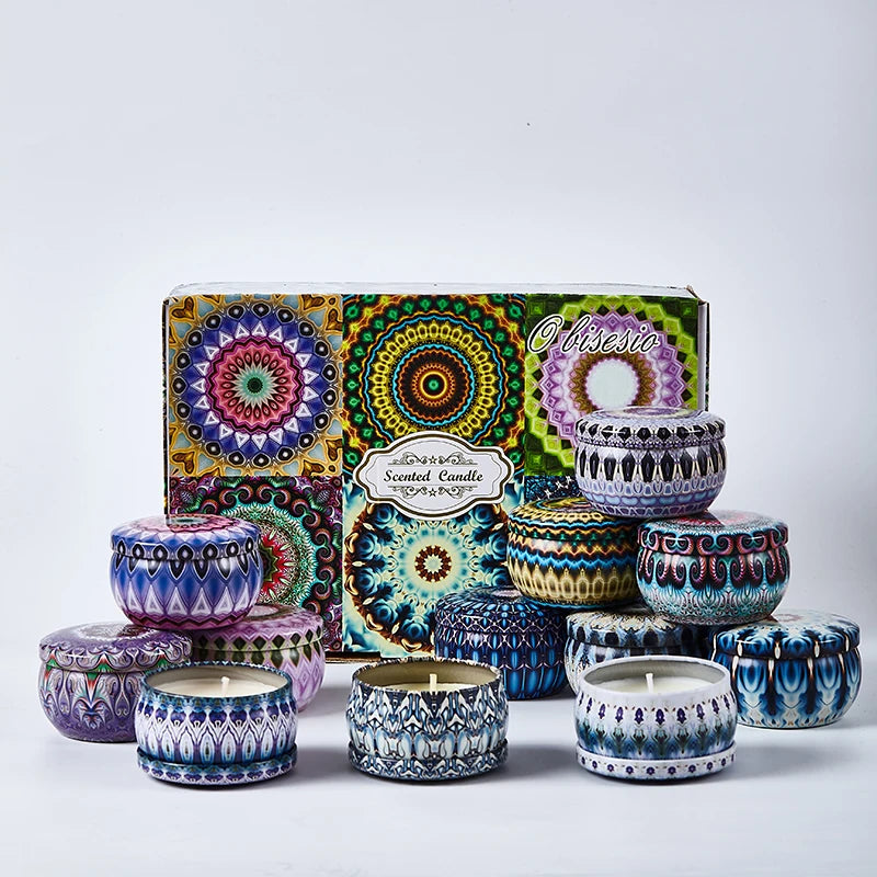 Obisesio 12pc Scented Candles Set