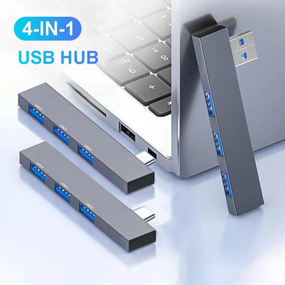 4 in 1 Port Multi USB Splitter
