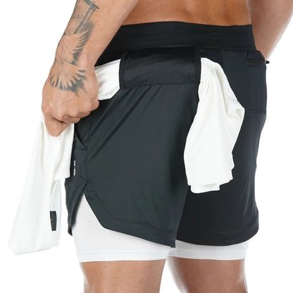 Camo Running Shorts Men Gym Sports Shorts - BestShop