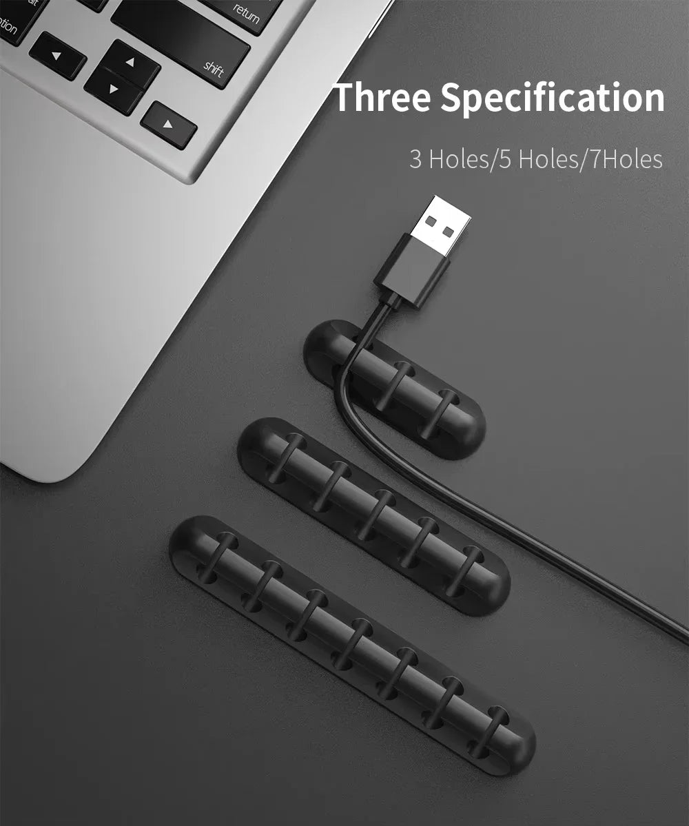 Adhesive Cable Holder Clips