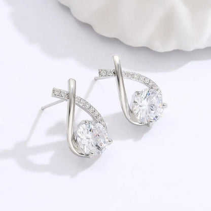 Fashion Cross Stud Earrings