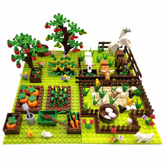 Farm Animals Trees Plants Building Blocks
