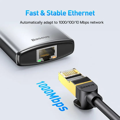 60Hz USB C Hub Type C to Ethernet Port