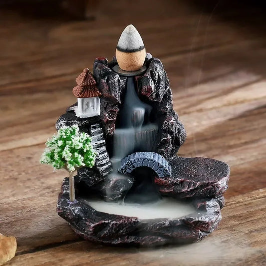 Backflow Incense Holder Waterfall Home Decor