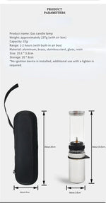 Load image into Gallery viewer, Mini Portable Outdoor Camping Gas Candle
