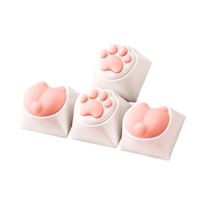 Cute Cat Paw Keycaps For Mechanical Keyboard 1PC