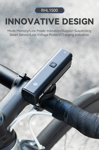 Luz delantera para bicicleta ROCKBROS de 5000 mAh 