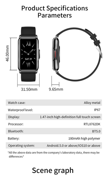 LIGE Smart Bracelet For Android IOS