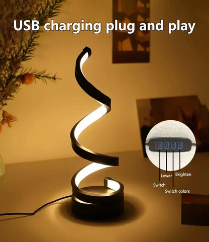 Creative Spiral LED Night Light