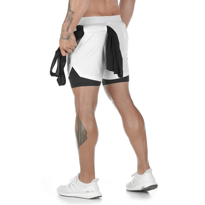 Camo Running Shorts Men Gym Sports Shorts - BestShop