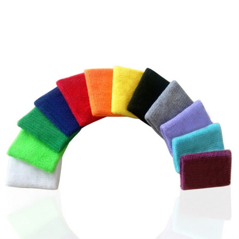1PC Colorful Cotton Unisex Sport Sweatband Wristband - BestShop