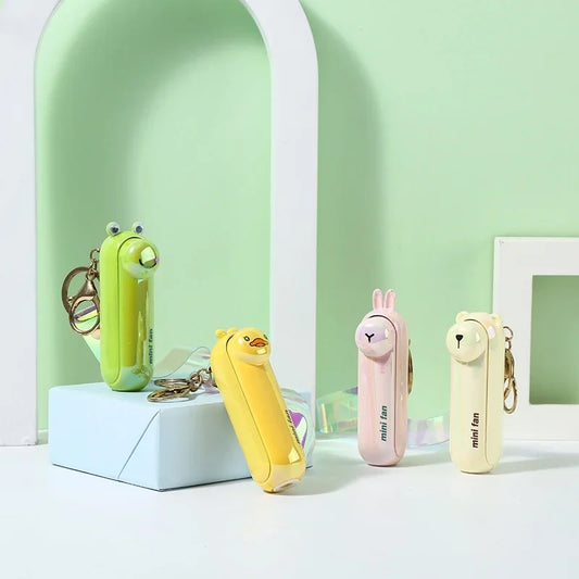 Cute Mini Fan Kipas Portable Hand Fold