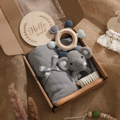 Baby Bath Towel Cotton Blanket Brush Gift Products