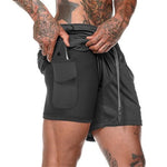 Load image into Gallery viewer, Men Running Shorts Summer Sportswear Double-deck Short Pant - BestShop
