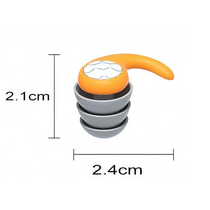 Soft Silicone Earplugs with Noise Cancellation