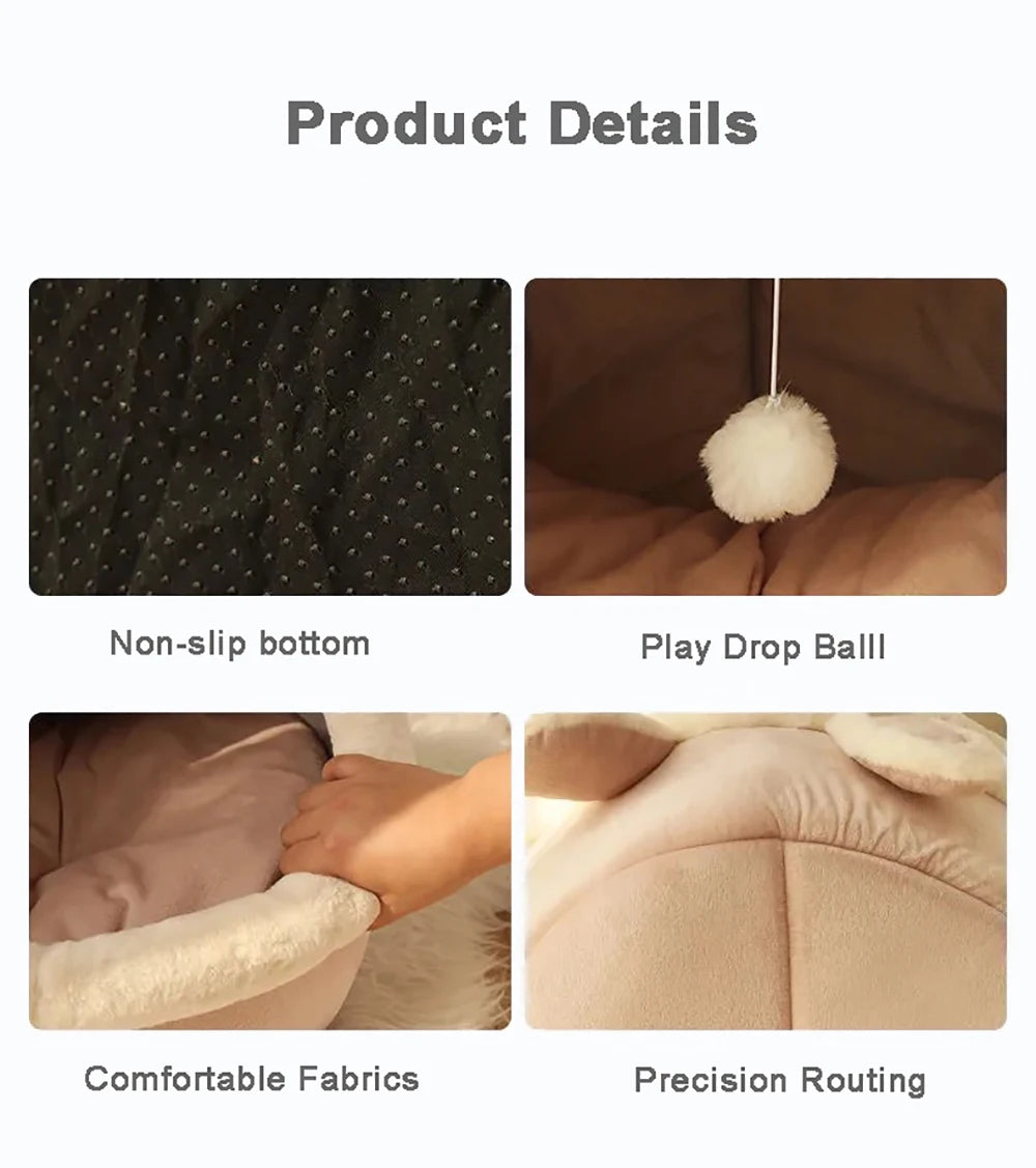 Washable pet lounger cushions