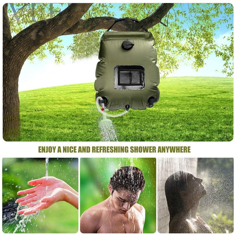 Water Bags 20L Outdoor Camping Hiking Solar Shower Bag - BestShop