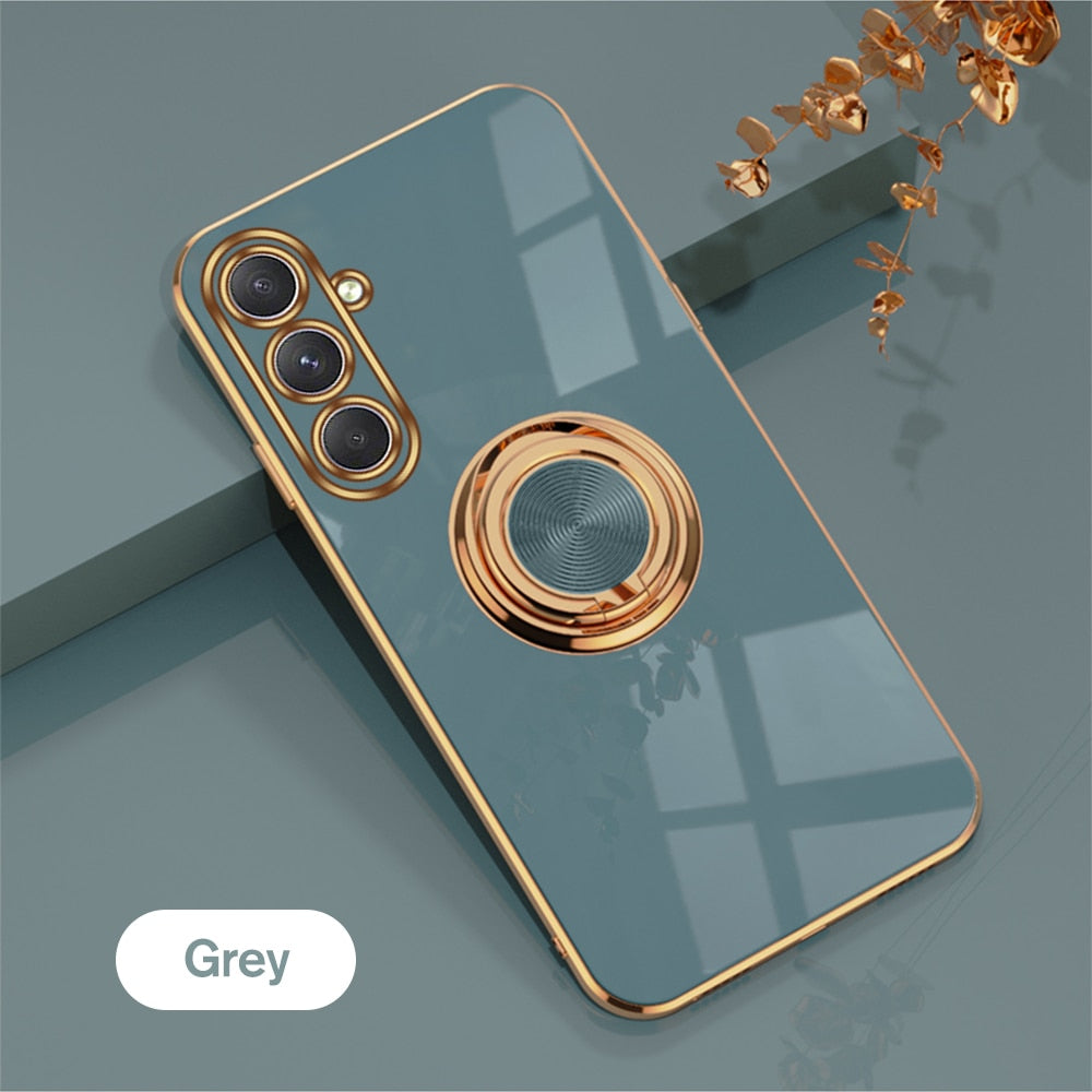 Plating Gold Frame Soft Cover For Samsung Galaxy - BestShop