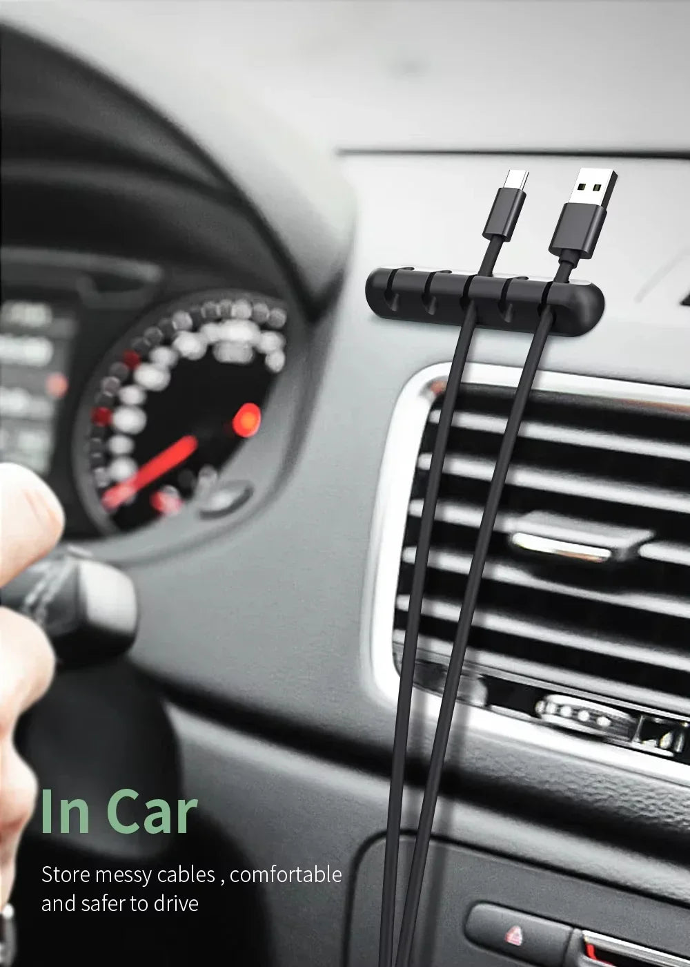 Adhesive Cable Holder Clips