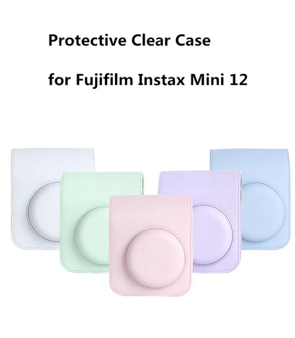For Instax Mini 12 Camera Case PU Leather