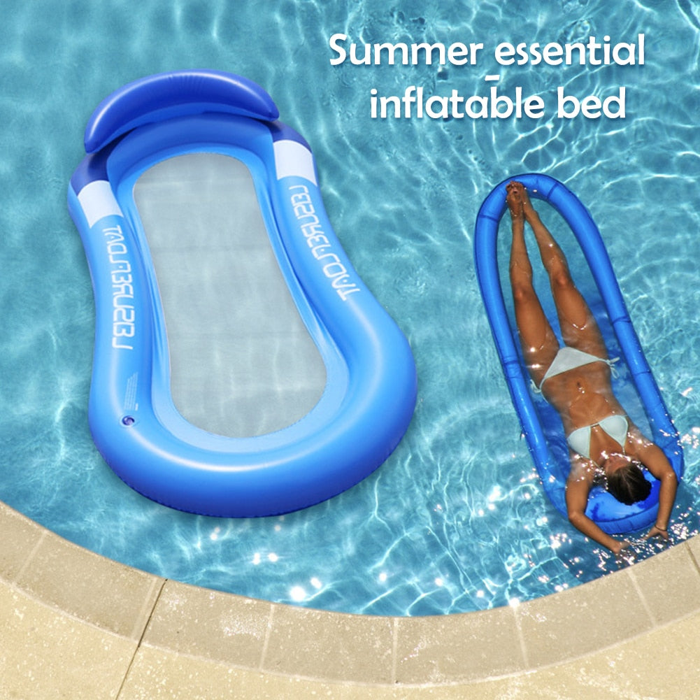 Outdoor Inflatable Water Hammock Lounger Chair - BestShop