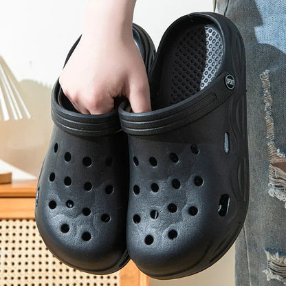 Summer Hollow Out Closed Toe Sandals