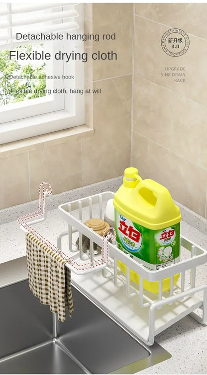 Multifunctional Sponge Rack Drainer Kitchen Shelf