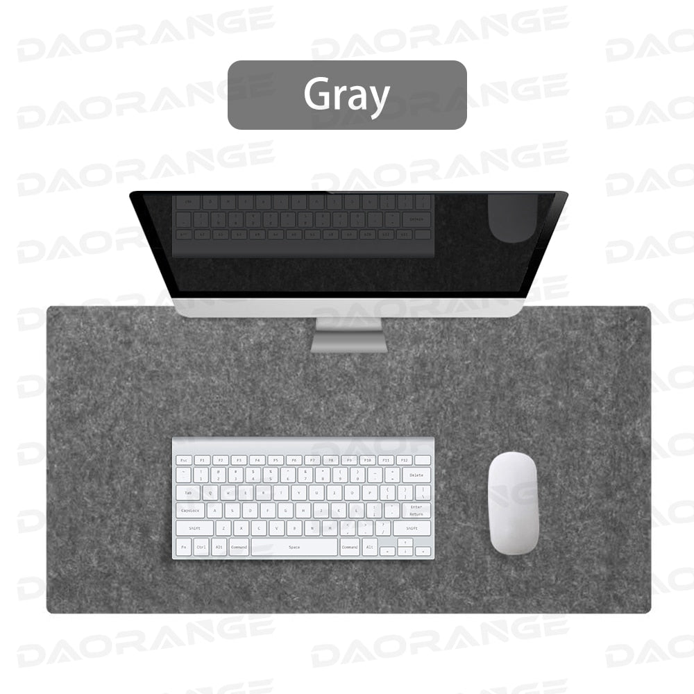 Wool Felt Mouse Pad Office Computer Desk Protector Mat - BestShop