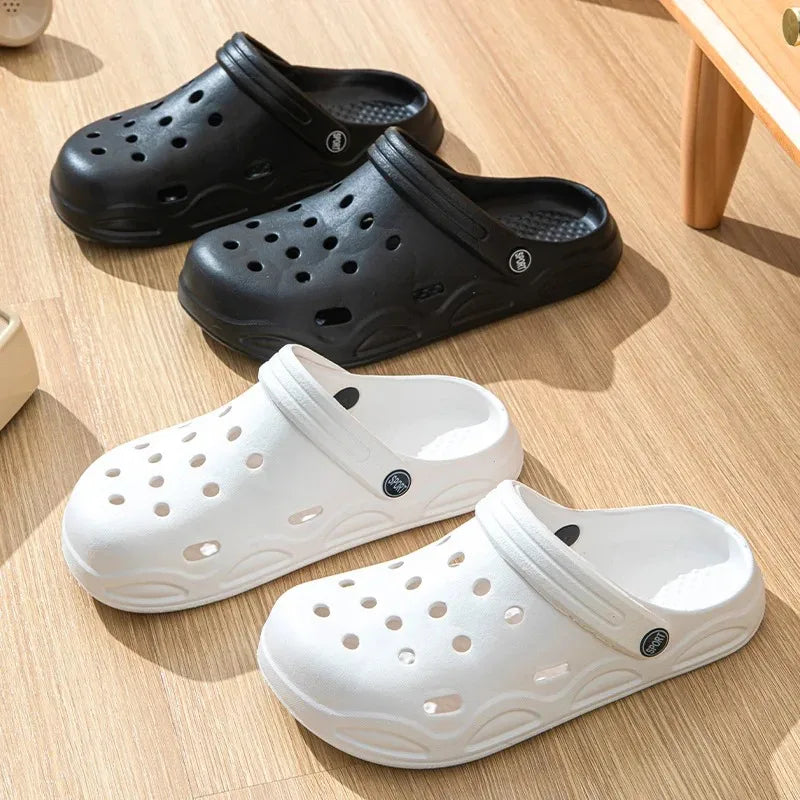 Summer Hollow Out Closed Toe Sandals