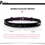 Load image into Gallery viewer, Waist Pack Double Pocket Waterproof Phone Belt - BestShop
