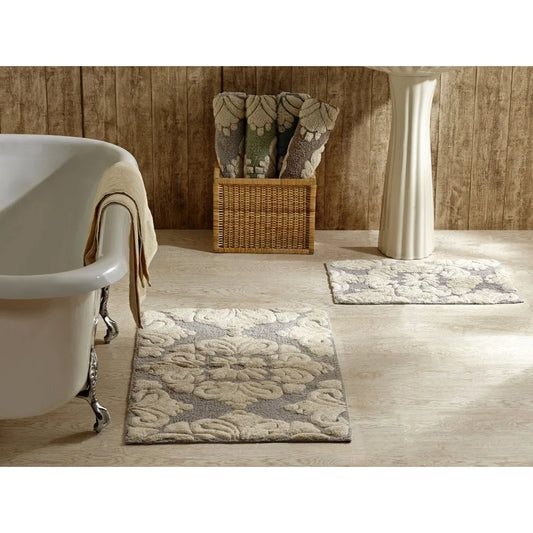 Medallion 2 Piece Bath Rug Set
