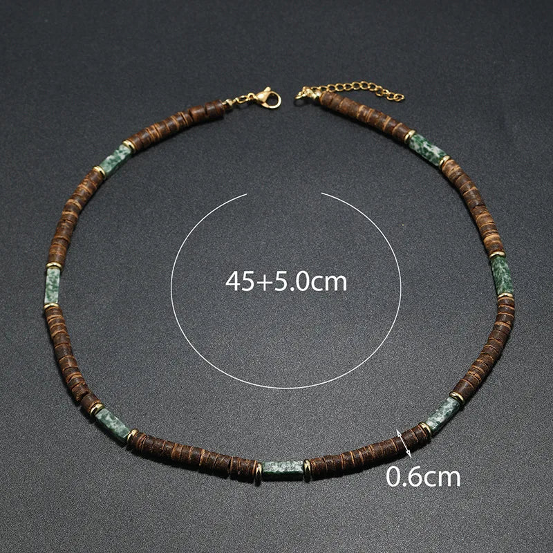 Vintage Bohemian Summer Necklace Ethnic Style