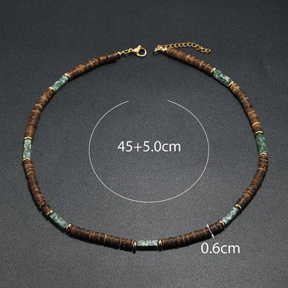 Vintage Bohemian Summer Necklace Ethnic Style