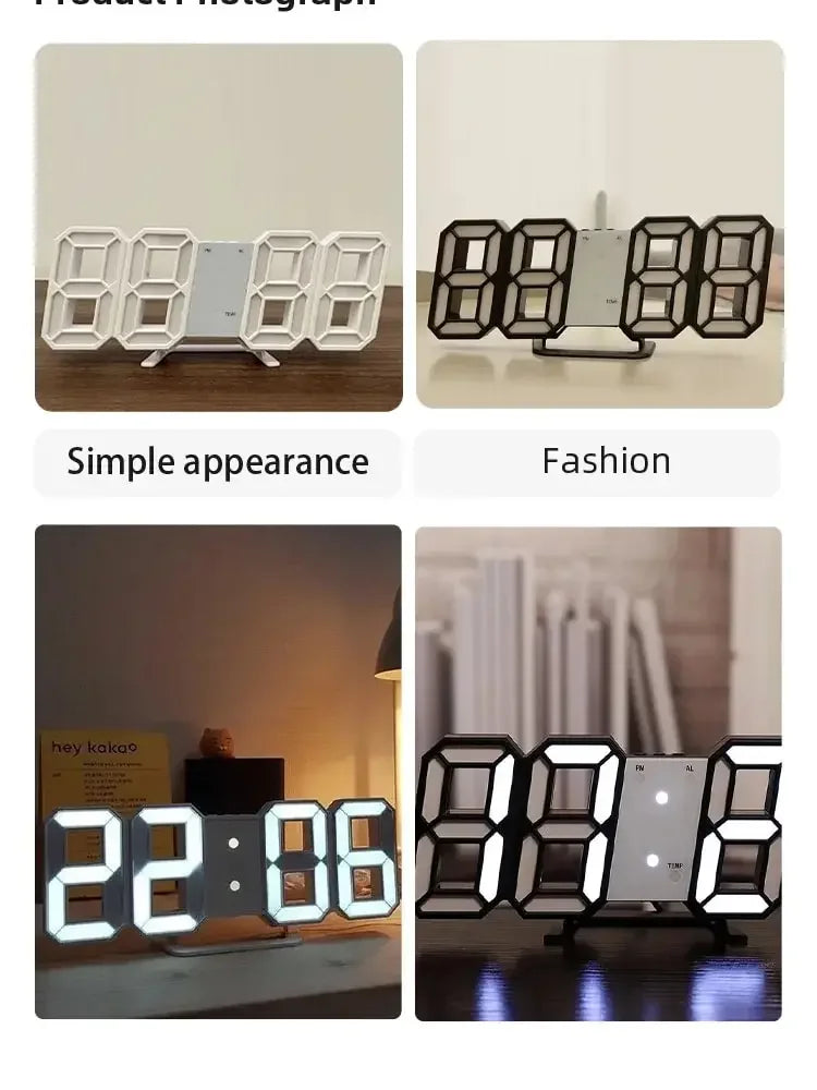 3D LED Digital Clock