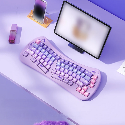 BOW Bluetooth USB Wireless Split Keyboard