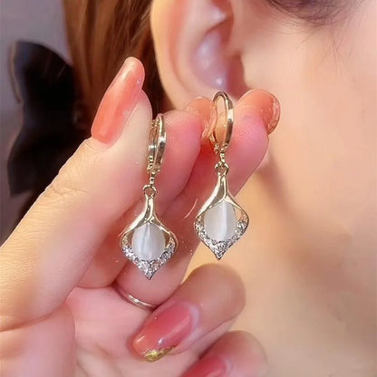 Fashion Korean Angel Eye Earrings