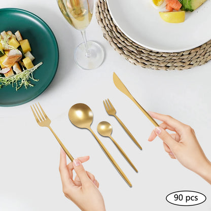 Flatware Set Stainless Steel Silverware Cutlery