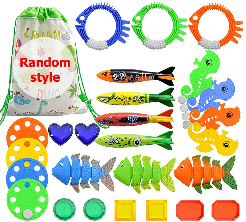 Summer Children Swimming Octopus Dive Toys - BestShop