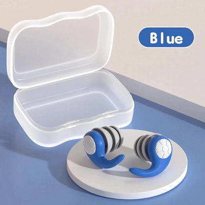 Soft Silicone Earplugs with Noise Cancellation