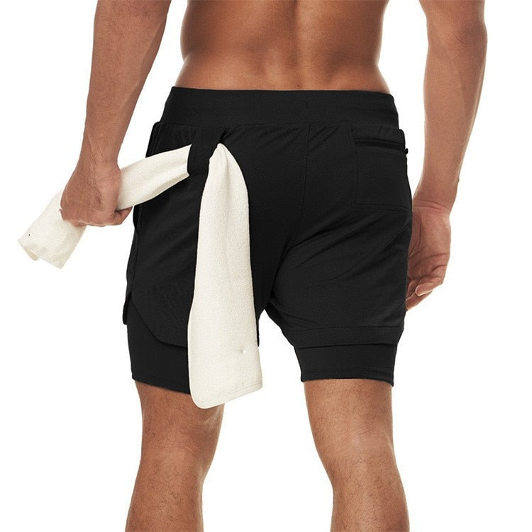 Camo Running Shorts Men Gym Sports Shorts - BestShop