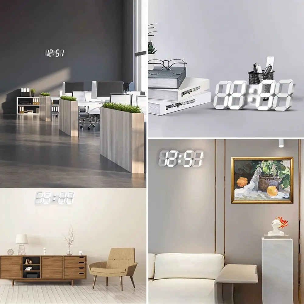 3D LED Digital Clock