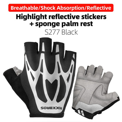 Cycling Gloves Half Finger Shockproof Wear - BestShop
