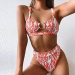 Load image into Gallery viewer, Snake Print Micro High-Waist Bikini - BestShop
