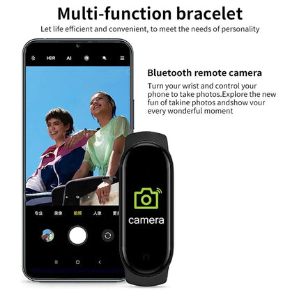 M6 Smart Watch Men Women Fitness Smart Bracelet
