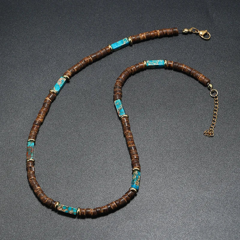 Vintage Bohemian Summer Necklace Ethnic Style