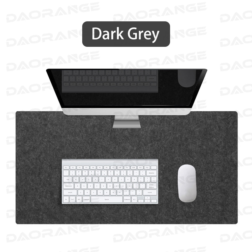 Wool Felt Mouse Pad Office Computer Desk Protector Mat - BestShop